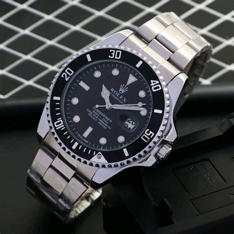 jam rolex hitam